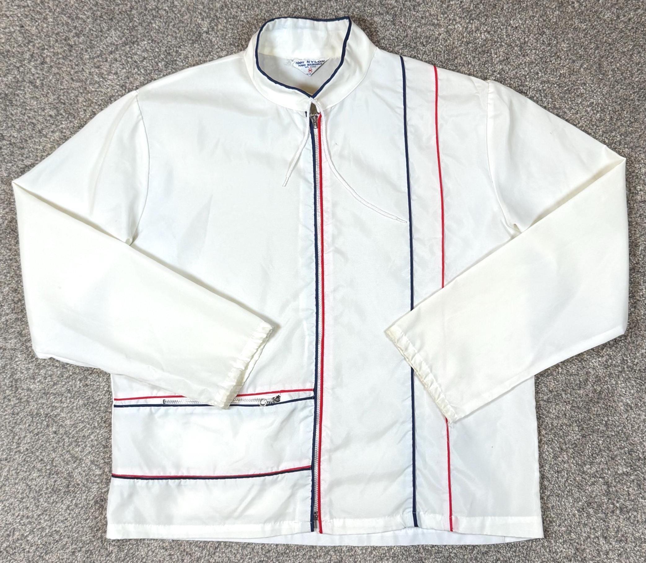 White Nylon Jacket - Etsy display picture 1