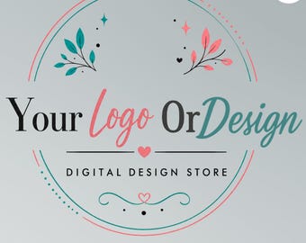 Minimalist Logo Design for Small Business — Feminine Brand Identity, Instant Download, PNG SVG Files Included