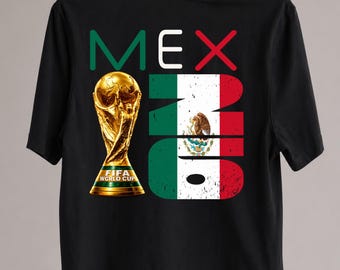 Mexico Soccer PNG, Mexico Football Fan Png, Mexican Team 2026 Design, Retro Mexico Soccer Shirt PNG, DTF Transfer Digital Download