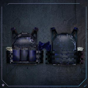 Chaleco FvM - Negro - Azul - FvM Ready - Gang