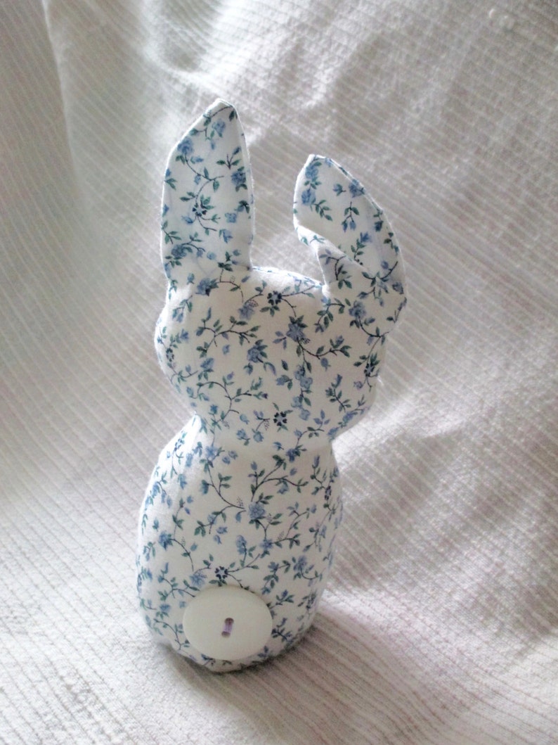 button tail bunny quiet cotton friend for young or old