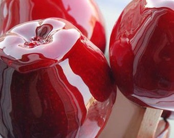 Traditional Red Candy Apples