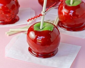 Traditional Red Candy Granny Smith Green Apples