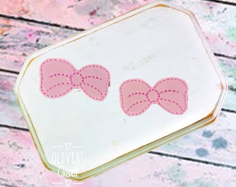 Bow hair clip