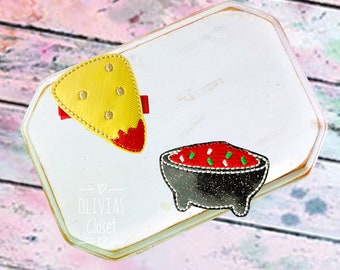 Snack hair clip | Chip and/or salsa hair clip