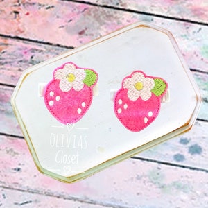 Strawberry hair clip
