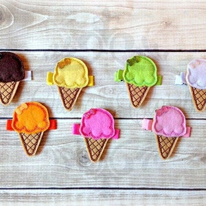 Ice cream hair clip