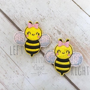 Bee hair clip