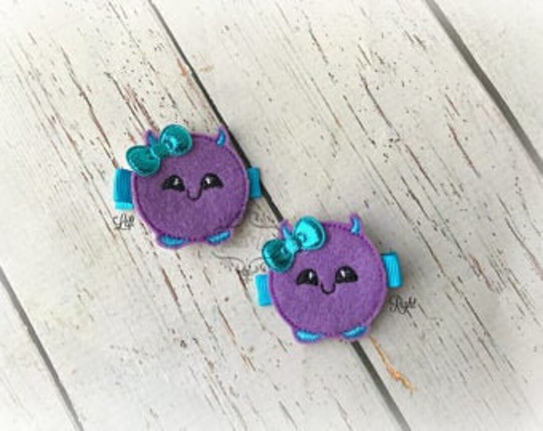 Monster Hair Clip - Etsy