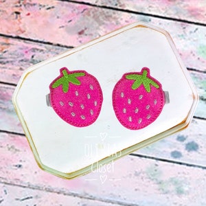 Strawberry hair clip