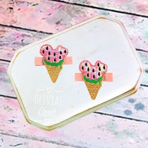 Ice cream hair clip