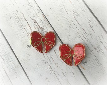 Christmas Bow hair clip