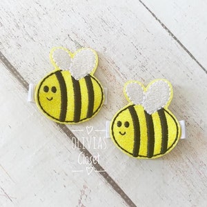 Bee hair clip