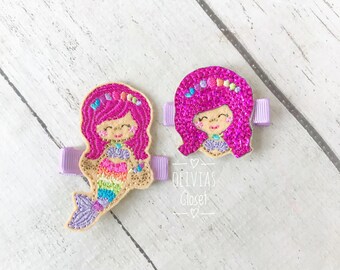 Mermaid hair clip