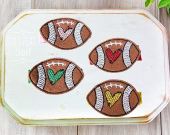 Football hair clip