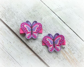 Butterfly hair clip