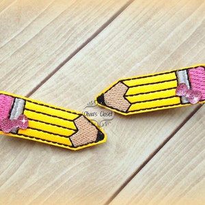 Pencil hair clip