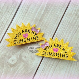 Sunshine hair clip