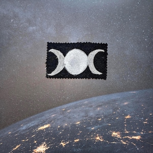 Dreifache Mondgöttin Aufnäher / Patch