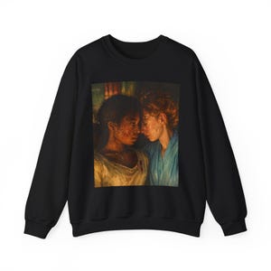Claudia & Madeline Gothic Crewneck Sweatshirt | Interview With the Vampire Inspired Sweater | Dark Romance Vampire Apparel image 1