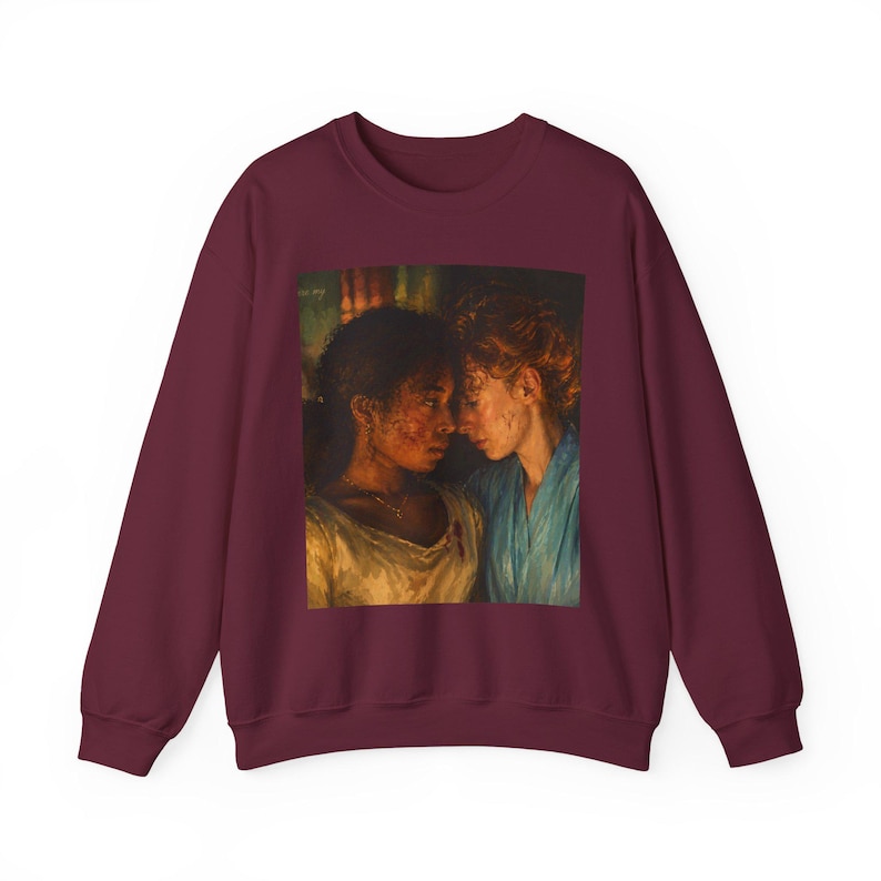 Claudia & Madeline Gothic Crewneck Sweatshirt | Interview With the Vampire Inspired Sweater | Dark Romance Vampire Apparel image 3
