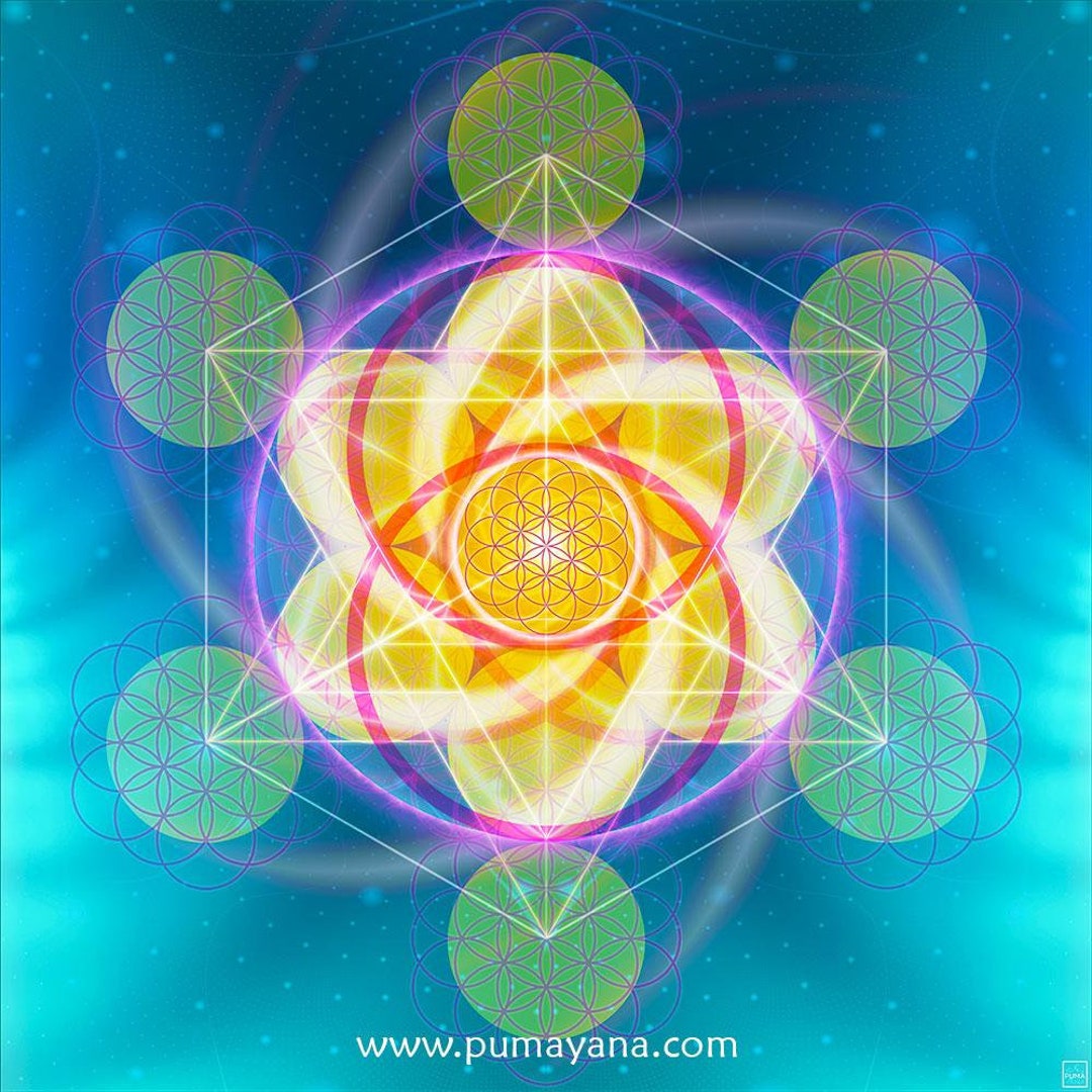 Light Activation Healing Mandala Art Print | Canvas | Mindfulness Gift ...