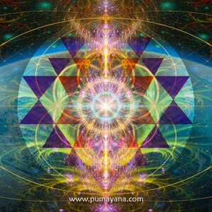 The Cosmic Key Factor Poster | Art Print | Meditation | Spiritual | Sacred Geometry| Conscious | Healing | Art