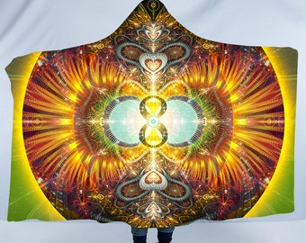 Abundance Sherpa Kapuzendecke: Festival Meditation Tragbar