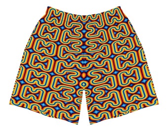 Pantalones cortos EDM para hombre Pumayana: ropa para festivales Rave