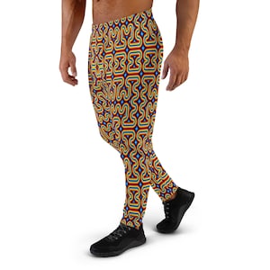 Psychedelic Sacred Geometry Joggers: Rave Festival Pants