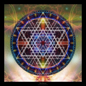 Arcturus Blume des Lebens Kunstdruck | Heilige Geometrie Leinwand | Blumenmandala | spirituelle | Visionär | Artnr