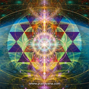 The Cosmic Key Tapestry | Wall Hanging | Flower of Life| Meditation | Spiritual | Sacred Geometry| Art