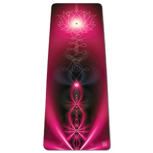 Natural Rubber Hot Yoga Mat: Eco-Friendly, Atlantis Design