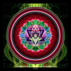 4th Chakra | Anahata| Heart Chakra Poster | Art Print | Mindfulness Gift | Meditation | Yoga | Spiritual | Healing