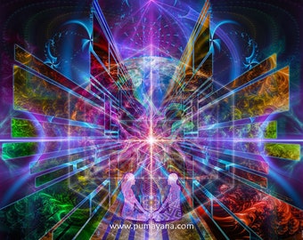 Gobelin psychodeliczny: Medytacja w przestrzeni „Jesteś wszystkim, co istnieje”