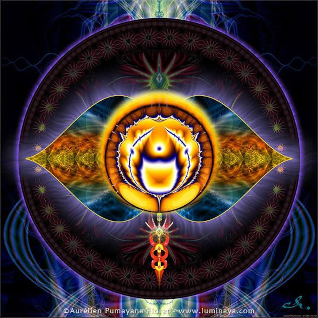 Third Eye Chakra Tapestry: Anja, Meditation, Yoga Wall Hanging - Etsy