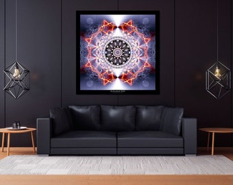 Activated DNA Mandala Tapestry: Shamanic Spiritual Art - Etsy