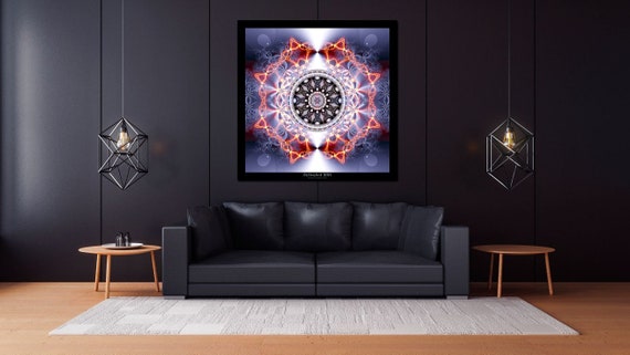 Activated DNA Mandala Tapestry: Shamanic Spiritual Art - Etsy