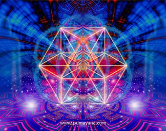 The Arcturian Factor Tapestry | Wall Hanging | Cosmic| Meditation | Spiritual | Sacred Geometry| Art