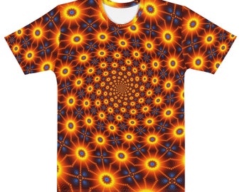 Men's Trippy T-Shirt: Psychedelic Rave EDM Festival Fashion