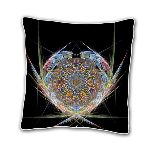 Shamanic Cushion cover | 18 x 18 Throw Pillow Cover | Dreamcatcher