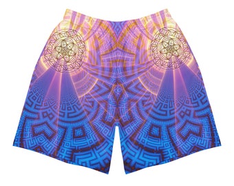 Sacred Geometry Festival Shorts: Trippy Rave EDM Unisex Clothing