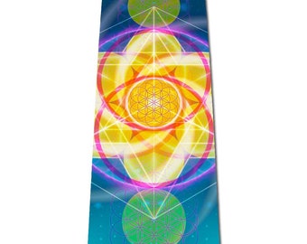 Tapete de Yoga com Ativação por Luz: Antiderrapante, Ideal para Hot Yoga e Pilates