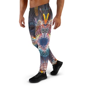 Sacred Geometry Joggers: Psychedelic Rave Festival Pants
