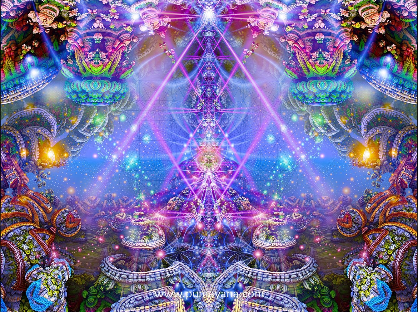 Atlantis Cosmic Art Print: Psychedelic Visionary Poster - Etsy Canada