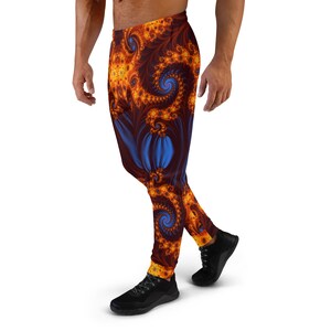 Psychedelic Spiral Joggers: Rave Festival Pants, Comfy Yoga Wear