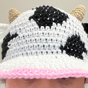 Cow Handmade Crochet Bucket Hat