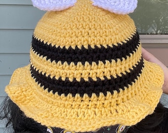 Bumble Bee Handmade Ruffled Crochet 