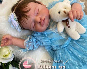 Ultra Realistic Reborn Baby – Handcrafted Infant Art – Weighted Lifelike Baby – Emotional Gift