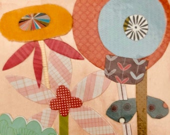 Funky Flowers Collage
